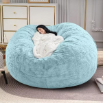 LCYFBE Bean Bag Tool Cover (ainult kate, ilma t&auml;itematerjalita), pehme kohev PV Velvet, pestav, Lazy Diivan Duvet Cover, elutuba, magamistuba, v&auml;lism&ouml;&ouml;bel (180 x 90 cm)