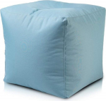Ecopuf Cube S v&auml;lijalan&otilde;ud valmistatud veekindlast pol&uuml;estrist Oxford 600D Outdoor koos pol&uuml;st&uuml;reenpallide t&auml;itmisega Dim 37 x 37 cm