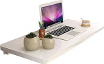 Klappbares Wandregal mit Halterungen, Klapptisch f&uuml;r kleine R&auml;ume, Klappbarer Laptop-Schreibtisch, K&uuml;chen-/Esszimmertisch, Wandschreibtisch zur Platzersparnis, L60 x B30 cm