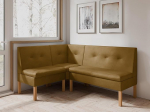 JKG Meble nurgapink s&ouml;&ouml;gituppa - k&ouml;&ouml;ginurgapink koos hoiukonteineriga - kaasaegne istumisnurk k&ouml;&ouml;gis - kangast veluur - polsterdatud seljatugi - mesi - monoliit 48-140 x 200 cm