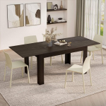 Mobili Fiver, Easy pikendatud s&ouml;&ouml;gilaud 140 (220) x 90 cm Tume p&auml;hkelpuu Valmistatud Itaalias