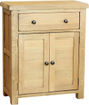 GROF Furniture Sideboard Solid Oak Mini Sideboard Storage Cabinet Storage Cabinet for Living Room Hallway