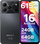 DOOGEE Note 56 Android 16 nutitelefon ilma lepinguta, 6150 mAh aku, 8,45 mm Ultra Thin + 6,56-tolline HD + 90 Hz mobiiltelefon Odav, Octa Core, 24 GB + 64 GB / 2TB TF, 4G Dual SIM Simlock-free mobiiltelefon