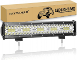 SKYWORLD LED t&ouml;&ouml;valguse riba 15 tolli 300 W LED esilatern 12 V 24 V Floodlight Reflektor Combo t&ouml;&ouml;valgusti T&auml;iendav esilatern auto offroad traktori ekskavaator auto veoauto maasturi UTV ATV jaoks