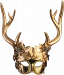 Artemis Diana jahijumalanna Mask koos hirvepeadega Kuldne metsahirvem&uuml;&uuml;toloogia J&auml;gerin Kriegerin Metsavaim