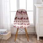 Mateju Stretch Moderne Shell Stuhlhussen 1 2 4 6 8er Schonbez&uuml;ge Waschbar Bezug Skandinavisch Stuhlbezug f&uuml;r Esszimmerst&uuml;hle K&uuml;che Hochzeit B&uuml;ro Bankette Partys Deko (Rose,6pcs)