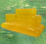 L&auml;bipaistev l&auml;bipaistev t&auml;ispuhutav diivanist iste Double Person Blow Up Chair siseruumide v&auml;litingimustes m&ouml;&ouml;bel basseini, &uuml;hiselamu, &otilde;ue, pidude ja &uuml;rituste jaoks - 100% veekindel