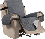 Tugitooli kaitsja, l&otilde;&otilde;gastav toolipadi, diivanipadi, 1-kohaline tugitooli kaitsja nahast diivanile, libisemisvastane lamamistooli kaitsekate lemmikloomadele (L, Hall)