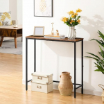 Konsoollauad fuajeelaud, metallist raamiga tugevdatud disain, tugev, stabiilne, v&auml;ike esiku laud esikusse, fuajeesse, fuajeesse, esikusse