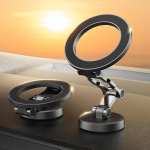 Mobiiltelefoni hoidja auto magnet MagSafe jaoks, auto hoidja tugev magnet, 360&deg; p&ouml;&ouml;ramine, tugev 3M liim, kokkupandav ja t&auml;ismetall, armatuurlaua klaaspaneel auto mobiiltelefoni hoidja Apple Magsafe'ile