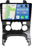 YUNTX [6GB + 128GB] Android 14 Autoradio Peugeot 3008 5008 [2009-2018]-[Integreeritud CarPlay/Android Car/DSP/GPS]-9-tolline IPS 2.5D kaamera + MIC-DAB/roolijuhtimine/peeglilink/Bluetooth