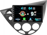 4G + 64GB 10-tolline IPS puuteekraaniga Android 14 Octa Core autoraadio Ford Focus MK1 C170 1998-2005-2016 sisseehitatud CarPlay/DSP tugi WiFi/360 kaamera/DAB