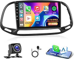 2+64G autoraadio Fiat Doblo/Yeni Kasa 2015 juhtmevaba Carplay/Android auto, 9-tolline Android puuteekraaniga GPS navigatsioon/WiFi/FM/RDS/SWC/Canbus/Bluetooth/EQ+AHD kaamera + mikrofon