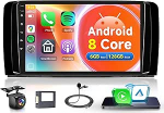 6G+128G 8 Core Wireless Carplay Android autoraadio Mercedes Benz R klassile W251 R280 R300 R320 R350 R63 2005-2017 9-tolline autoraadio koos Android auto navigatsiooniga GPS WiFi Bluetooth FM/RDS/DSP tagumine vaade