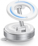 Magnetiline autotelefoni hoidja Magsafe, valge, [89+LBS tugevaim imemine ja 2400gf tugevaim magnetiline] 360&deg; reguleeritav autotelefoni hoidja j&otilde;usaalile/peeglile, telefoni hoidja iPhone'ile