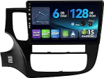 [6G + 128G, Octa-Core] - MSD Autoradio Mitsubishi Outlander (2012-2018) Android 15 GPS raadio CarPlay Android auto roolijuhtimine Dual Band WiFi DSP DAB tagurduskaamera MIC 2 DIN 10.1 tolli
