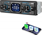ESSGOO 2.2" 1DIN Autoradio Mit Bluetooth6.0 Freisprech MP3-Player USB SD 7 v&auml;rvi FM Aux