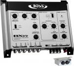 1 x Elektrooniline crossover, mis &uuml;hildub Boss Audio Systems BX55 2/3-Way Equaliser Front/Rear/Subwoofer Remote Subwoofer Included, 1 Piece