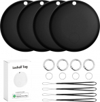 WALLFID tag, eseme otsija, &uuml;hildub Apple Find My (ainult iOS), j&auml;lgige oma v&otilde;tmeid, rahakotti, pagasit, seljakotti (4Day)