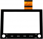 Mitsubishi Outlander 2020 2021 2022 nr 8740A130, 8740A040, 8740A076, 8740A040 puuteekraani LCD-ekraani digiteerija raadio navigatsiooni NAV versiooni asendamine 2 nupuga 8,0-tollise nupuga