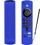 Silikon-Fernbedienungsabdeckung, Ersatz f&uuml;r Smart HD Streaming 3. Generation, 4K-Fernbedienung, rutschfest, waschbar, Schutzh&uuml;lle mit Umh&auml;ngeband