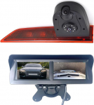 Dolphin Automotive Dual Van tagumise vaate tagumise ukse tagumise ukse tagumise kaamera Ford Transit Custom 2016 ja edasi (Dual 4.3" armatuurlaua monitor)