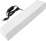 Ejoyous Portable Soundbar, Stereo Soundbar USB-kaabliga, muusikam&auml;ngija, Bass Surround Soundbox 3,5 mm audiopistikutega PC-le, mobiiltelefonidele, lauaarvutile, s&uuml;learvutile, TV-le, tahvelarvutile, MP3, MP4 (valge)