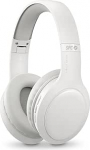 SPC Heron Studio Bluetooth k&otilde;rvaklapid 30-tunnise aku kestvusega, kahe samaaegse &uuml;hendusega, sisseehitatud mikrofoniga, Aux-In sisendiga ja kokkupandav, v&auml;rv: valge