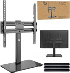 GACHLINE telerialus 32-55-tollise teleri jaoks - reguleeritav k&otilde;rgus, p&ouml;&ouml;ratav, kandev&otilde;ime kuni 35 kg, max. VESA 400 x 400, universaalne statiiv lameekraaniga ja k&otilde;verate telerite jaoks.