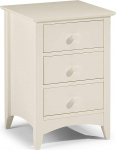 Julian Bowen Cameo 3 Drawer Bedside Table