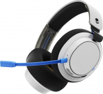 Skullcandy SLYR Pro juhtmevabad Over-Ear m&auml;ngukomplektid USB-A saatjaga eriti madala latentsusega Playstationi, Xboxi, PC v&otilde;i Nintendo Switchi jaoks - valge/sinine