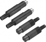 S-Video 2 Pack DIN Mini 3 Pin signaali&uuml;lekande Mini DIN pistik TV DVD arvutim&auml;ngija jaoks (PS/2 mees ja naine)