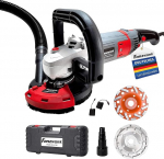 FANZWORK 1500 vatine lihvimismasin harja lihvimismasin igasuguste pindade renoveerimiseks, vaakum&uuml;hendus, kiiruse reguleerimine, messingist harja