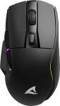 Sharkoon Skiller SGM50W Black, Wireless Optical Gaming Mouse, RGB, PBT Button