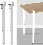 Konsolentische f&uuml;r den Flur, schmal, hinter dem Sofatisch, verstellbare Tischklemmbeine in F-Form f&uuml;r Couchtischm&ouml;bel, Konsolen-Teleskopbeine f&uuml;r Esstische mit rutschfestem Design und Bodens