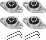 hankimise kaart 4tk KFL08 Pillow Block Bearings 8mm Bore Bearing Units Tsingisulamiga &auml;&auml;rik laagri korpus P6 (ABEC3)