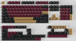 Double Shot Keycaps 163 klahvi Cherry Profile Red Samurai Keycaps Set ANSI/ISO Layout Cherry MX Switches Mehaaniline m&auml;nguklaviatuur