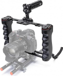 Zeadio Camera Video Rig Cage Filmmaker Kit with Top Handle Compatible with All Cameras, Action Cameras, DSLR Camcorders