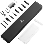 K&F Concept 22 in 1 Keyboard Cleaning Kit, PC Cleaning Kit Accessories for Cleaning Electronic Products such as Airpods, Keyboards, Laptop, Headphones, Mobile Phones and Cameras, Black