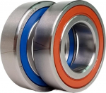 1 Pair 7011 H7011C 2RZ P4 DT DB A 55x90x18 Sealed Angular Contact Ball Bearings Speed Spindle Bearing CNC ABEC-7(H7011C-2RZ-P4-DTA)