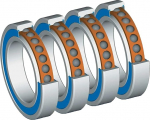1SET H71906C 2RZ HQ1 30x47x9 71906C Keraamiline kuulidega suletud nurgakontakttall-laager spindel