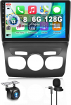 8 Core 6 + 128G: Hodozzy Carplay autoraadio Citro&euml;n C4 DS4 2013-2017 Android Car Radio 2 DIN koos satelliitnavigatsiooniga, 10-tolline puuteekraan Android Car/Mirror Link/WiFi/GPS/RDS/FM/Bluetooth/USB + Canbusiga