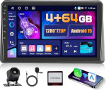 5G WiFi 4 + 64G Android Autoradio Renault Master 2019-2022 juhtmevaba Carplay Android auto, 10,1-tolline IPS-ekraaniga autoraadio koos navigatsiooniga Bluetooth 5.0 FM / RDS SWC tagurduskaameraga