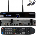 Octagon SF8008 4K Combo Supreme V3 UHD E2 1xDVB-S2X, 1x DVB-C/DVB-T2, Linux PVR Sat Receiver, 2.4/5G Dual-Band WiFi, 1Gbit LAN, M.2 liides, BT 5.1, IR kaugjuhtimispult, HTS e-com HDMI kaabel.