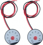 DollaTek 2tk 8-65V universaalne LCD autohappe plii liitiumaku mahutavuse n&auml;idik digitaalne voltmeeter pinge tester