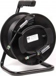 R-SDI-3006N/050-50 m 4K-UHD 12G-SDI (0.8/3.75/6.0) videokaabel BNC 4K-UHD - &Uuml;he rea juhtmega - Must - Paindlik PVC.