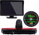 HD 1280 x 720 Pixel Transporter Van piduritulede kaamera tagurduss&uuml;steem 3. piduritulede tagurduskaamera + 4,3-tollise LCD-ekraani monitor asendamine Ford Transit Connect 2014-2017 jaoks