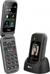 TTfone TT970 Whatsapp 4G puuteekraaniga vanemate suur nupp Flip mobiiltelefon - &uuml;hildub 8MP kaamera ja kuulmisaparaadi ja h&auml;daabi nupuga (Solo)