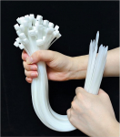 100 Pack 450mm x 8.8mm suur selge nailonist kaablisidemed Heavy Duty 80kg t&otilde;mbetugevusega Self Locking Plastic Ties for Home Garden Office White