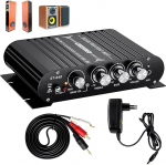 HiFi v&otilde;imendi, v&otilde;imendi Hi-Fi Stereo 2.1CH HiFi v&otilde;imendi ST-838 RMS 20W x 2 + 40W Mini Digital Amplifier koos subwooferi v&auml;ljundiga, D-klassi HiFi Audio v&otilde;imendi koos AUX sisendiga kodus ja autos kasutamiseks